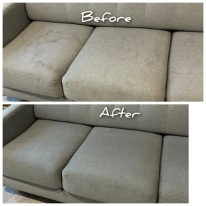 before and after couch cleaning Northriding